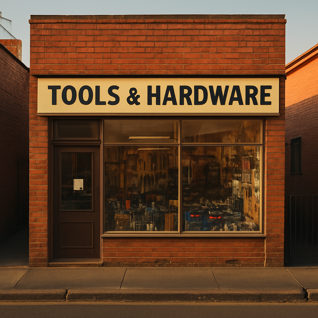 Abbotsford Tools storefront on Johnston Street, Abbotsford